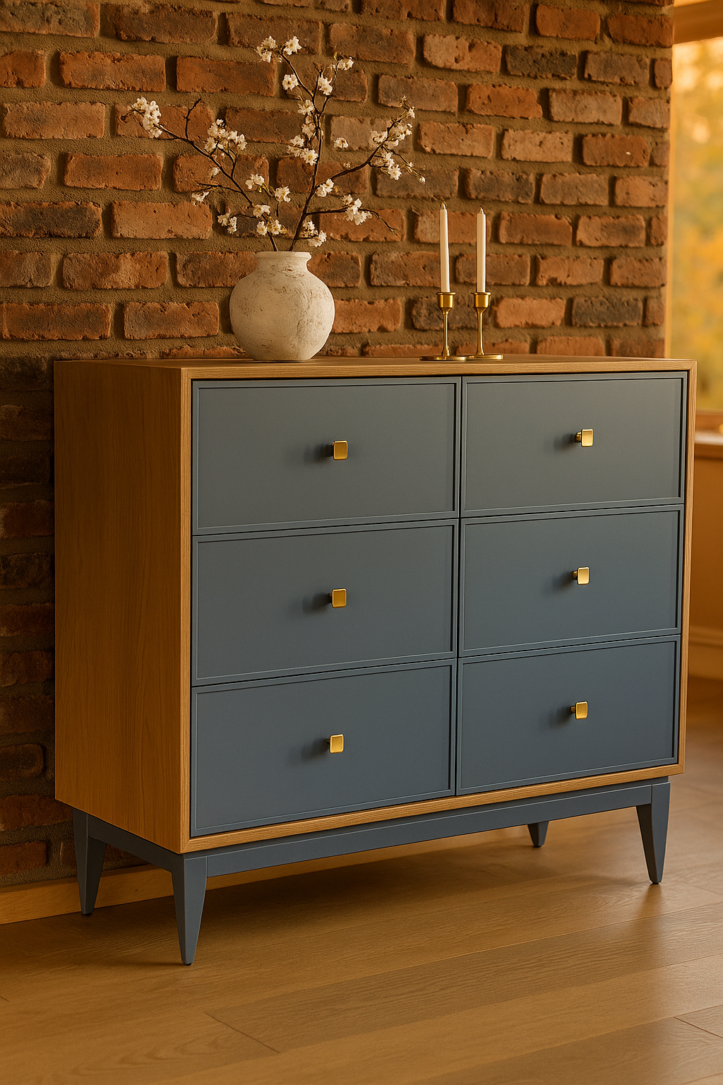 Sango 6-Drawer Wide Chest of Drawers