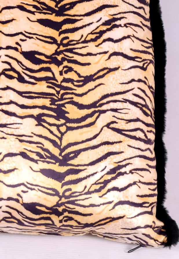 Velvet animal print - Duck Feather Inner scatter cushion