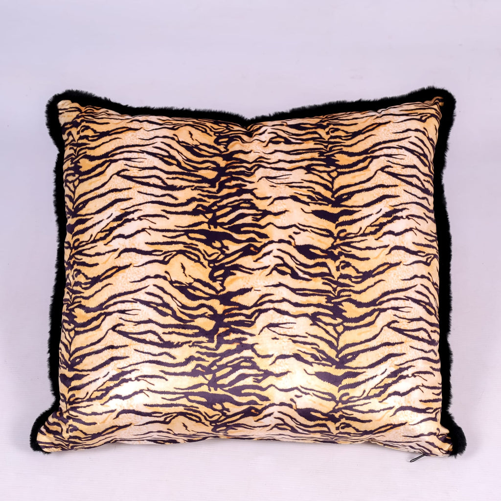 Velvet animal print - Duck Feather Inner scatter cushion
