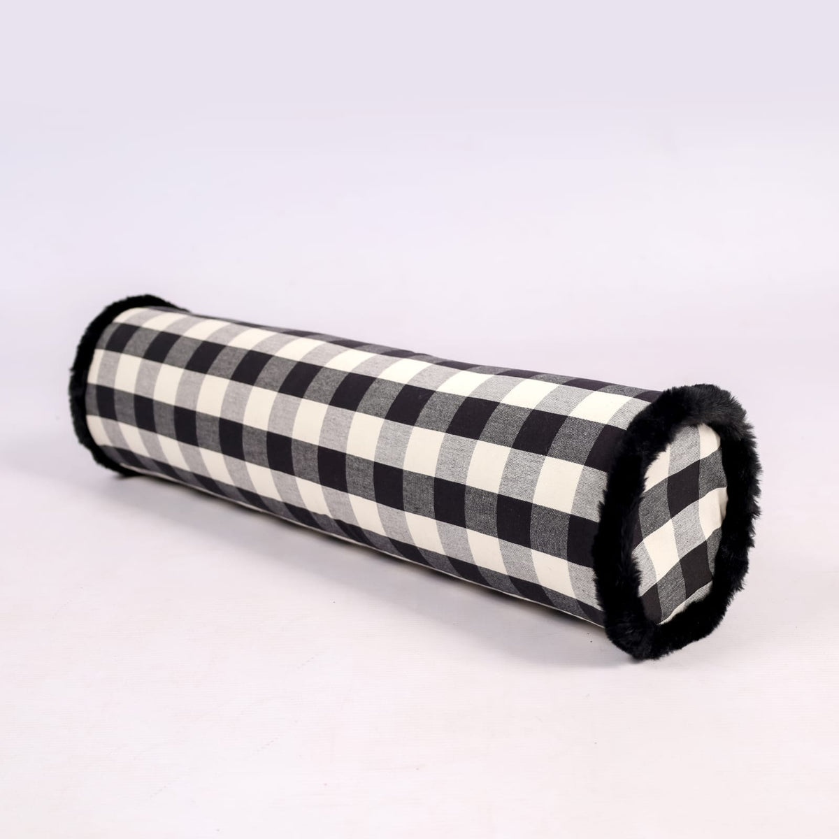 The Gingham Bolster cushion