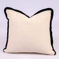 White Faux-fur trim - Duck Feather Inner scatter cushion