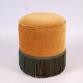 Noza Gold tasseled Ottoman