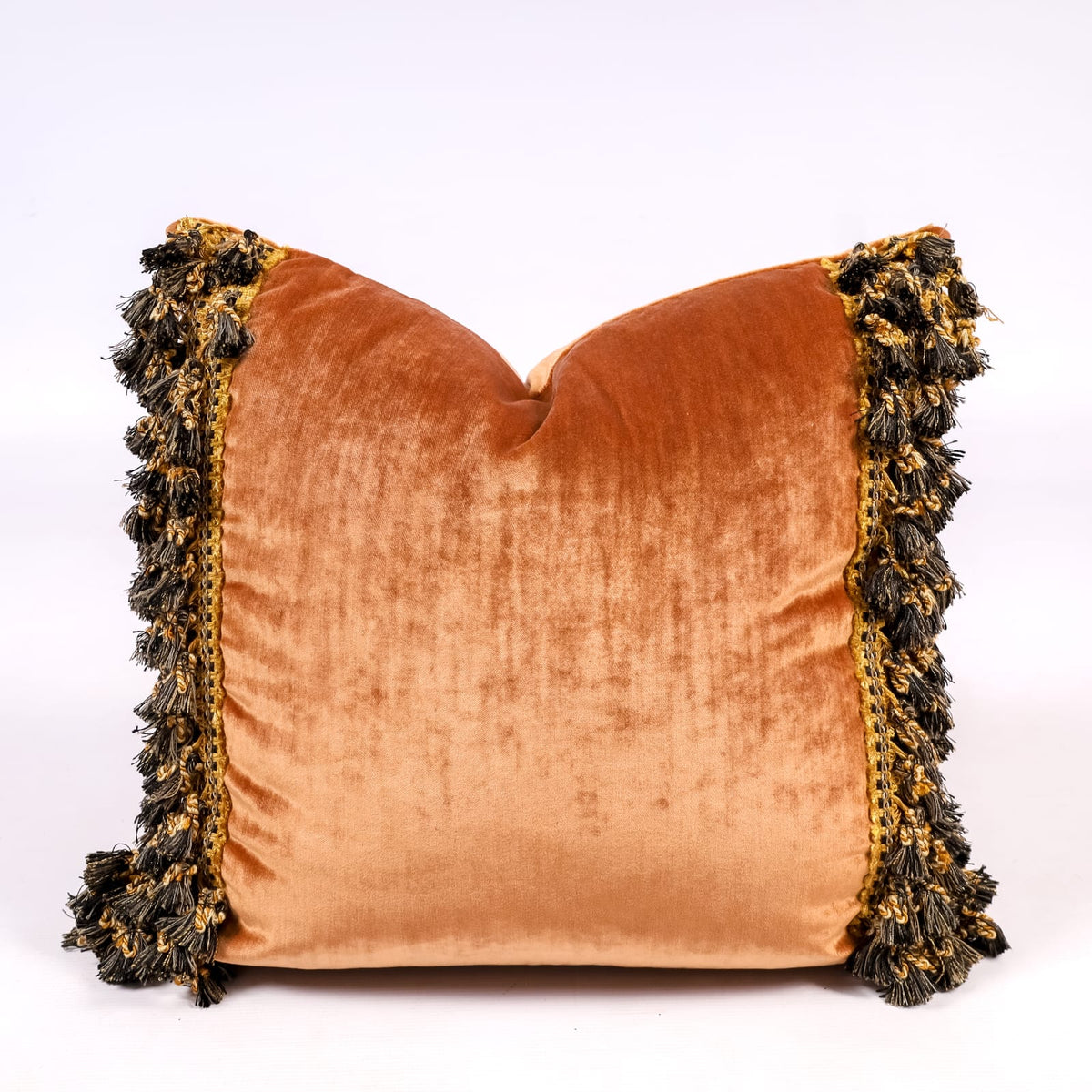 Velvet Rusty Gold- Feather Inner Cushion